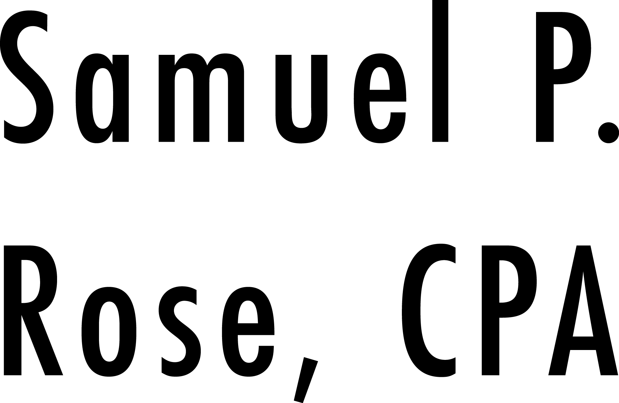 Samuel P. Rose, CPA
